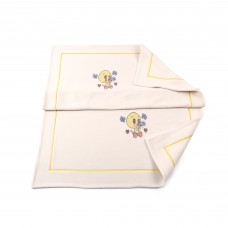 Berselüx Bebek Tweety Nakışlı Polar Bebek Battaniyesi
