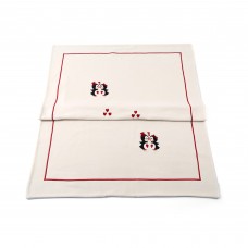 Berselüx Sevimli Penguenler Polar Bebek Battaniyesi Çift Katlı Nakışlı 