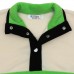 Berselüx Çimen-Fıstık Balıkçı Yaka Çıtçıtlı Kız-Erkek Çocuk Unisex Polar Sweatshirt Yeşil, Krem, Siyah 1-8 Yaş 