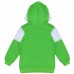 Berselüx Çocuk Polar Sweatshirt Fıstık Yeşili, Beyaz Kapüşonlu, Kanguru Cepli Kız-Erkek Unisex 1-8 Yaş