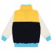 Berselüx Kanarya Tam Boy Fermuarlı Yarım Balıkçı Yaka, Cepli Unisex Kız-Erkek Çocuk Polar Sweatshirt, Sarı, Lacivert, Beyaz 1-8 Yaş