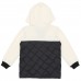 Berselüx Kartal Kapitoneli,Siyah-Beyaz Çocuk Polar Sweatshirt Tam Boy Çıtçıtlı Kız-Erkek Çocuk Unisex 1-8 Yaş