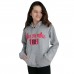 Berselüx Çocuk Penye Sweatshirt  2İplik Şardonlu, Nakışlı, Kanguru Cepli, Kapüşonlu. Unisex, Kız-Erkek, Gri Melanj 