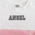 Berselüx Angel Baskılı Kız-Erkek Çocuk Unisex  Bisiklet Yaka Penye Sweatshirt (1-8 Yaş) 