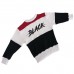 Berselüx Black Baskılı Kız-Erkek Çocuk Unisex  Bisiklet Yaka Penye Sweatshirt (1-6 Yaş) 