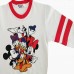 Berselüx Disney baskılı Kız-Erkek Çocuk Unisex Bisiklet Yaka Beyaz Penye Sweatshirt (1-6 Yaş) 