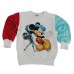 Berselüx Fotoğrafçı Miki Baskılı Kız-Erkek Çocuk Unisex Bisiklet Yaka Penye Sweatshirt (1-6 Yaş) 