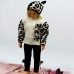 Berselüx Kız Çocuk Leopar Polar Sweatshirt-Termal Tayt Takım 1-10 Yaş için