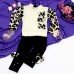 Berselüx Kız Çocuk Leopar Polar Sweatshirt-Termal Tayt Takım 1-10 Yaş için